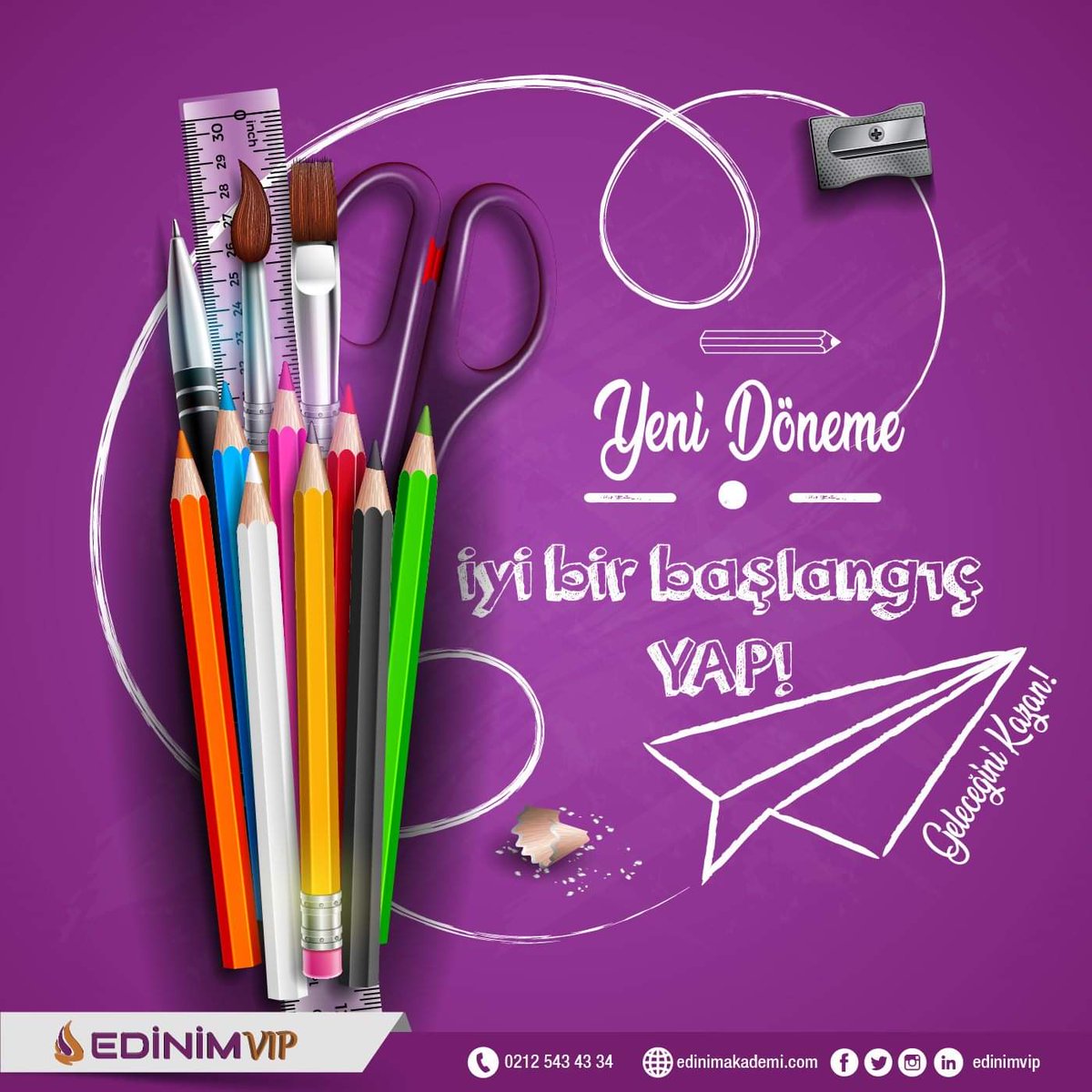 Edinimvip's tweet photo. Yeni döneme iyi bir başlangıç yap! Geleceğini kazan!
EDİNİM VIP'te dersler başladı. Sınırlı kontenjan için acele edin!
#tyt2020 #yks2020 #yks #üniversitesınavı #üniversitehazırlık #etüt #etütümerkezi #bakırköykurs #avcılarkurs #kurs https://t.co/tmYkmjuDf3