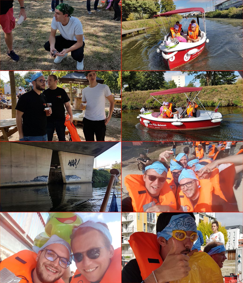 maxdsfrance's tweet photo. De l'eau (et pas que ...), des bateaux, la vilaine, des palets, du kiff !
On met des paillettes dans vos vies !
#seminaire #maxds #2019 https://t.co/V0218h9RbA
