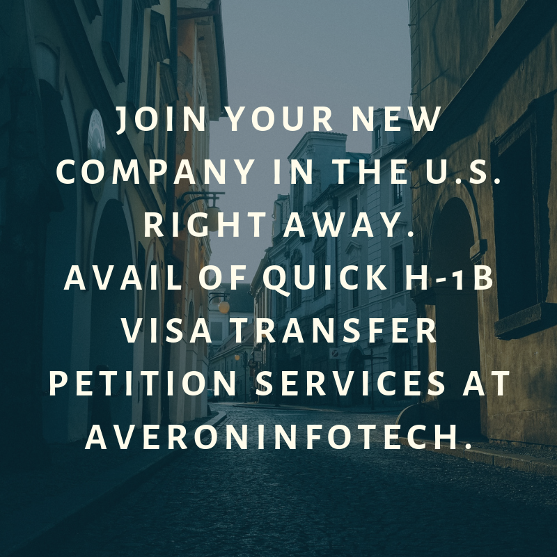 AveronInfotech's tweet photo. Join your new #company in the U.S. right away. Avail of quick H-1B #Visatransfer petition services at #AveronInfotech. Call us +91-7276076442
#H1bVisa #h1btransfer  #workinusa https://t.co/7RKmuU3GJs