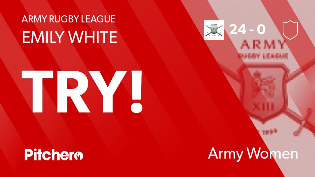 ArmyRugbyLeague's tweet photo. 25': Emily White scores for Army RL Women π
#ARMRAF #Pitchero
https://t.co/JXyJyTCkyc https://t.co/BdLZgoHZ1s