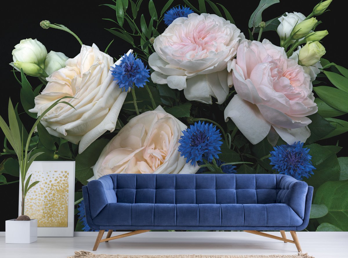 Notre nouvelle murale "Bouquet de Roses". Les fleurs sont une super tendance cette année : muralunique.com.

Our new mural "Bouquet of Roses". Flowers are a super trend this year: muralunique.com.