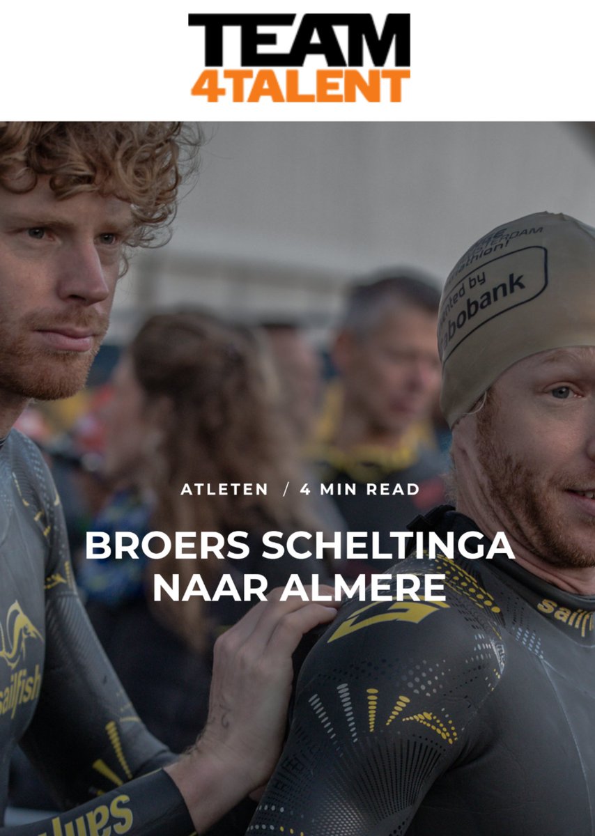 "We kunnen elkaar ondersteunen om tot het uiterste te gaan!"

Een interview en preview op Challenge Almere-Amsterdam met Evert en Diederik Scheltinga.