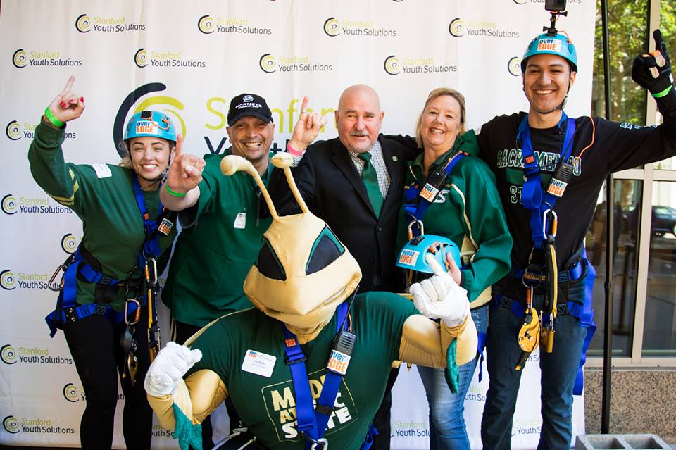 TODAY IS THE DAY! Over the Edge is finally here. Come by the Marriott Residence Inn in Downtown Sacramento between 9 a.m. and 4 p.m. to cheer on our Edgers, participate in activities and more! We are so excited to see you there!