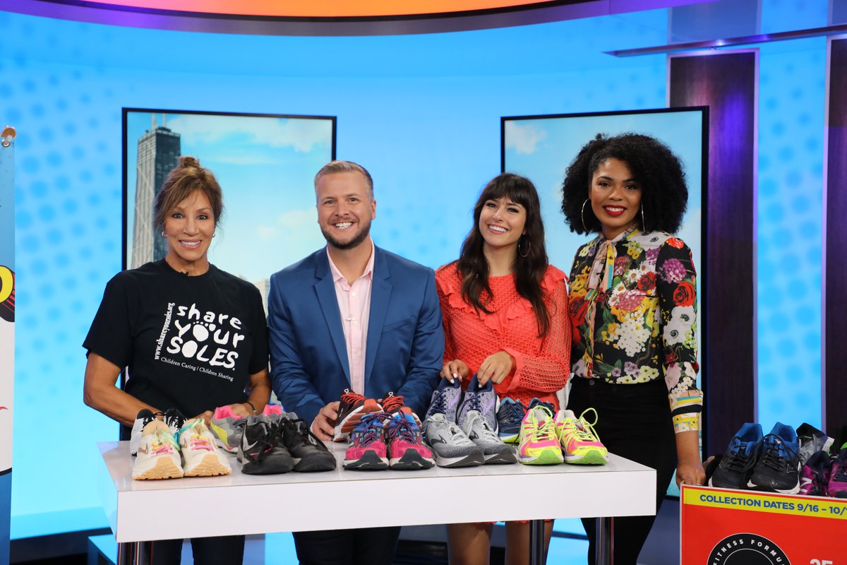 OnTheBlockChi's tweet photo. Mona Purdy started #ShareYourSoles to bring shoes to kids and adults around the world who did not have access to any type of foot protection.
Donate your gently worn gym shoes to help those in need at #FFCChicago locations through 10/11 → https://t.co/lX8EYvjmcy https://t.co/cgCFmsKvQt