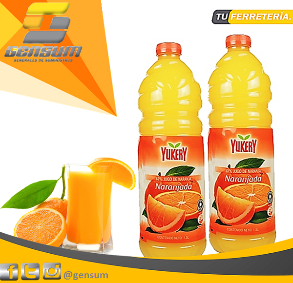 construdeco__'s tweet photo. JUGOS YUKERY DE 1.5 LTS
Fruta donde lo pongas
________________
#Pepsi #Jugo #Yukery #Naranja #Envase #Valencia #Venezuela #BigLow #Ferreteria #Bebidas #Citricos
whatsapp: 0412-9678282
ventasgensum@gmail.com https://t.co/lrPn50o5jG