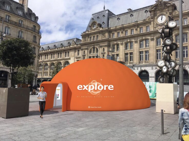 MARGOTPRINCESSE's tweet image. #PrincesseMargot s’engage auprès de @BMSFrance et vous invite à découvrir #ExploreForCancer un événement national en faveur de la recherche contre le cancer. Agissez ! Il vous suffit de partager #ExploreForCancer ou de visiter le dôme sur le Parvis de la Gare Saint-Lazare à Paris