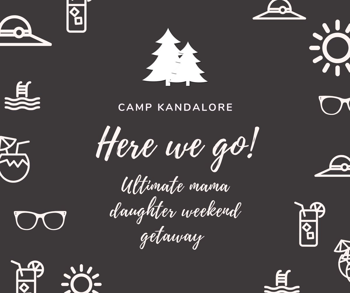 RusticMamas's tweet image. Look out @kandalore we’re coming!!!  #weekend #retreat #camp #mama #daughter #family #fun #getaway