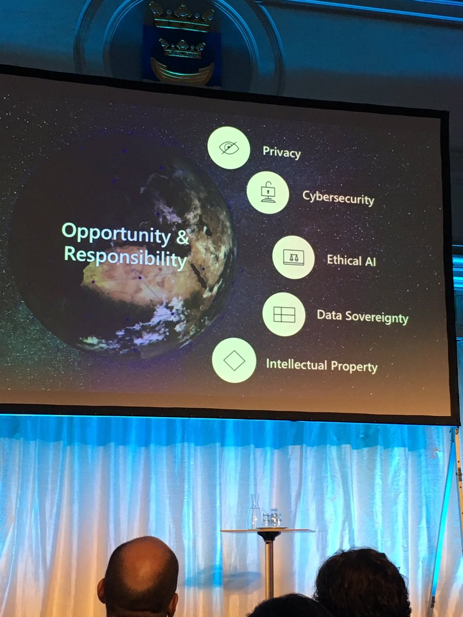 For ethical AI we need to pay attention in coding, training and applying phases; there will be legislation on this says <a href="/Microsoft/">Microsoft</a> #LDS2019