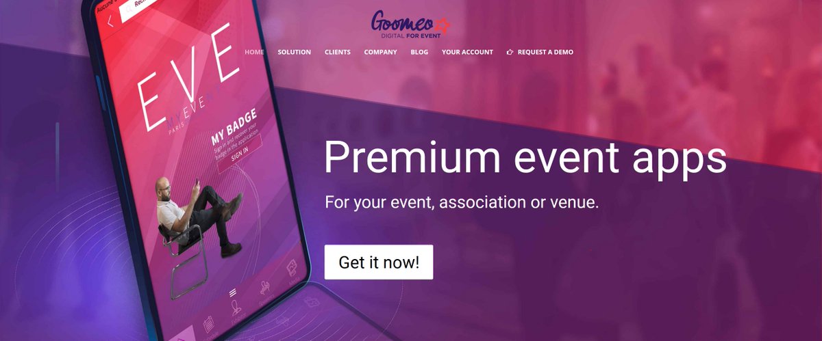 We have been working on a website refresh and its ready now! Have a look at the new presentation of our solution and learn who it is made for! goomeo.com #eventapps #eventprofs