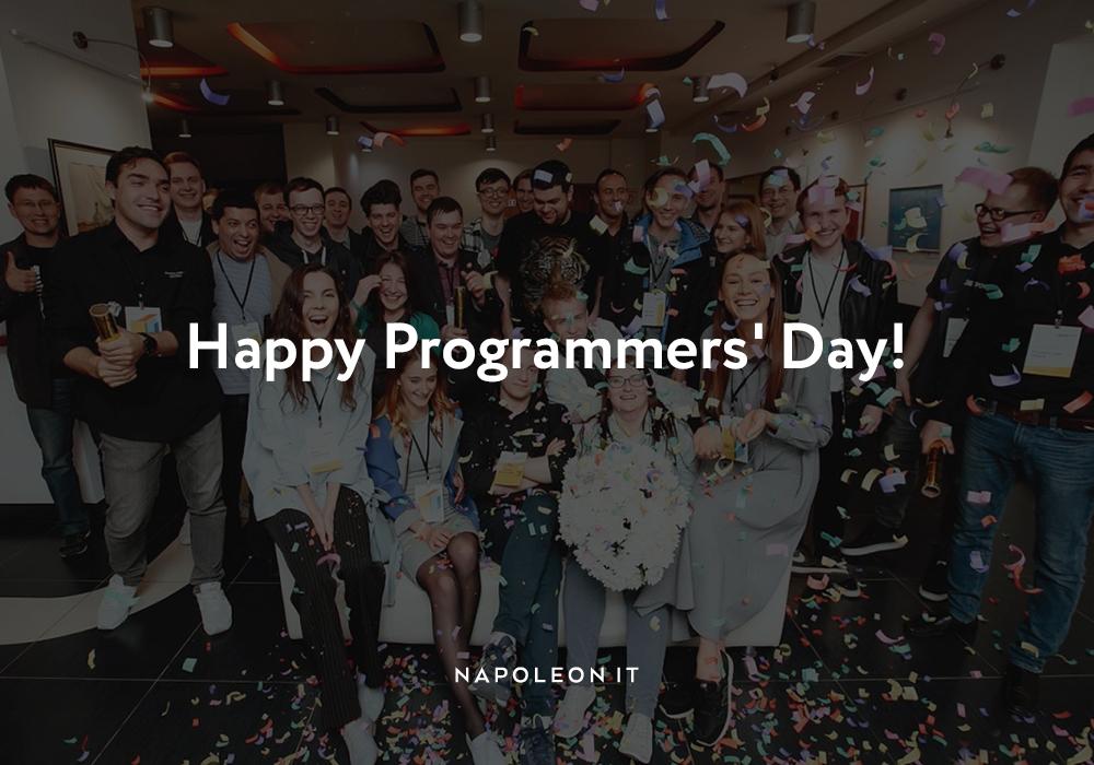 Napoleon IT (@it_napoleon) on Twitter photo Happy Programmer's Day!
May all bugs become features and deadlines never sneak up on you. Happy Programmer's Day!
May all bugs become features and deadlines never sneak up on you.