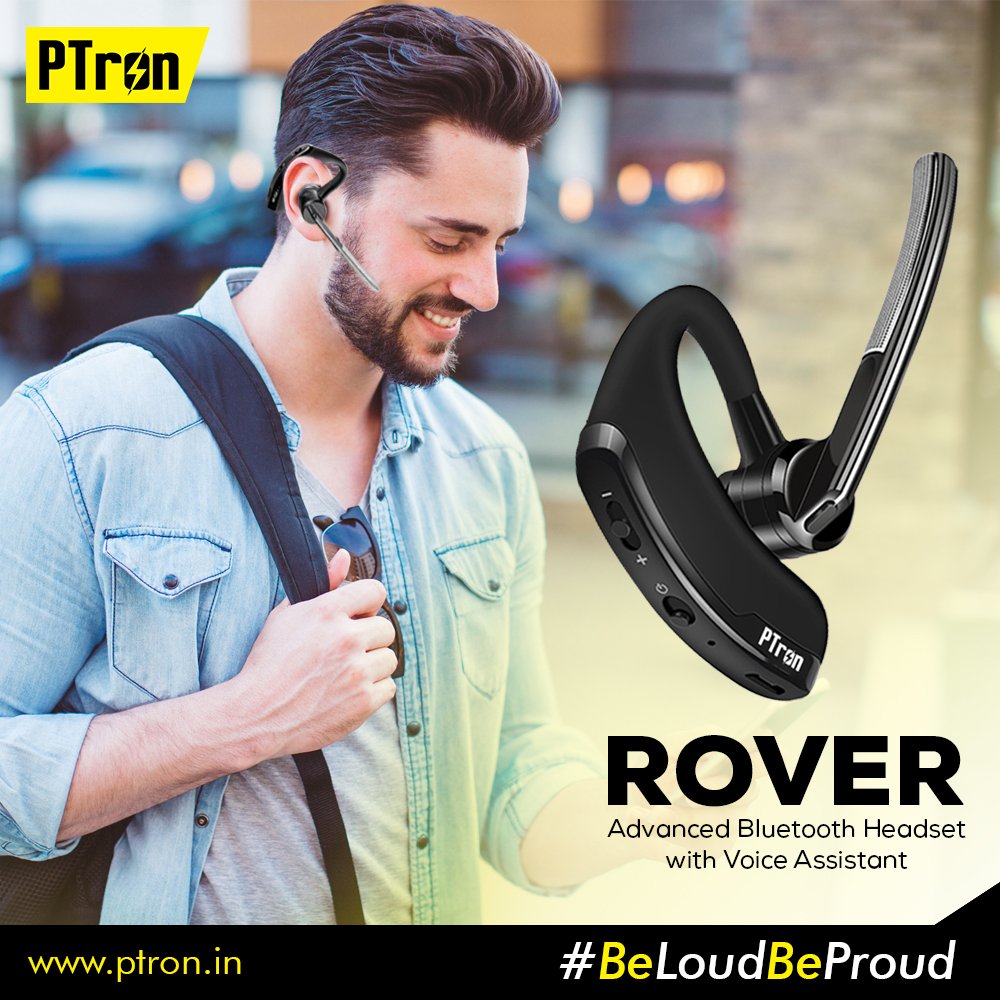 PTron Rover Business Bluetooth Headset 