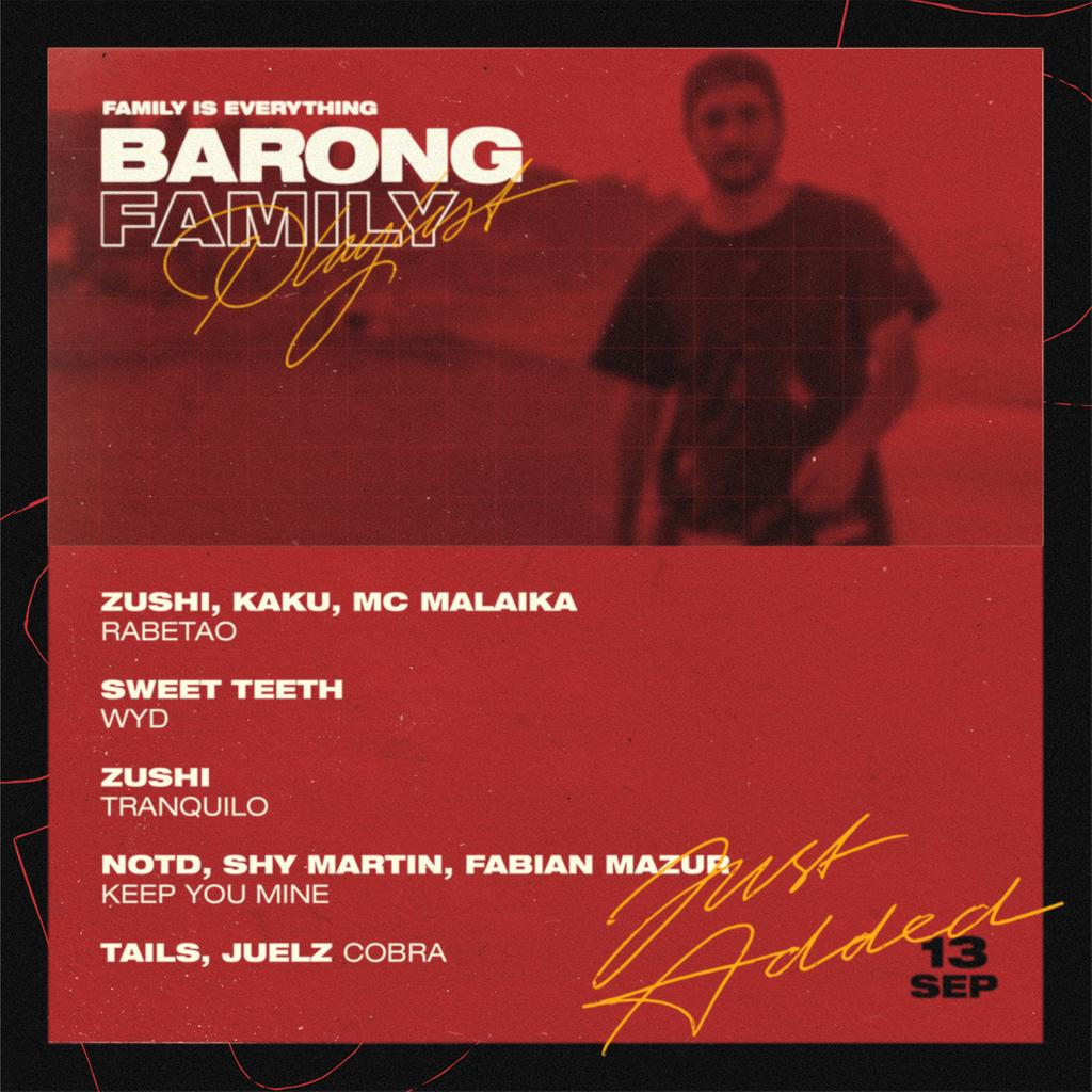 BARONG_FAMILY's tweet photo. IT'S FRIDAY AGAIN, SO THAT MEANS THAT OUR BARONG FAMILY PLAYLIST IS UPDATED. GO CHECK IT OUT! https://t.co/mzaKbmVEG5 https://t.co/x8PTFw9s7b