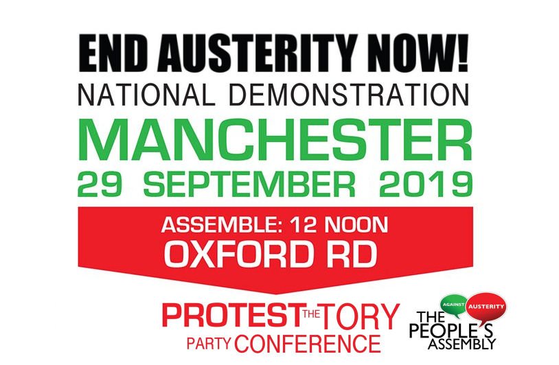 unitetheunion's tweet image. Join us on 29 September. Bring your family. bring your friends, &amp;amp; take action | Hosted by The People's Assembly Against Austerity and Manchester People's Assembly - Austerity Cut it Out | #EndAusterityNow &amp;gt;&amp;gt; Join the protest at the Tory party conference unitetheunion.org/news-events/ev…