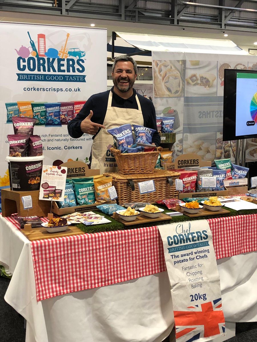 Danny doing what he does best at the <a href="/bidfooduk/">Bidfood UK</a> Gateshead Taste of Winter show on Tuesday! #food #winter #comfort #eating #snack