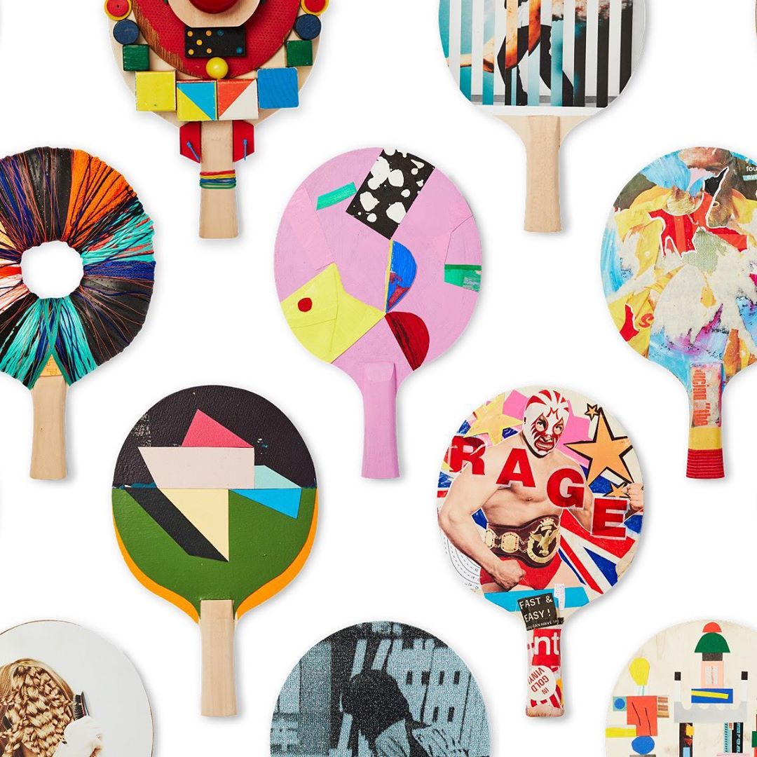 <a href="/artof_pingpong/">Art of Ping Pong</a> site is now live and taking bids! TAOPP are back and have teamed up with collageclubldn for a special exhibition featuring bespoke ping pong paddles created by some of the world’s most exciting collage artists, from 13th September at the Hoxton Hotel, Southwark.