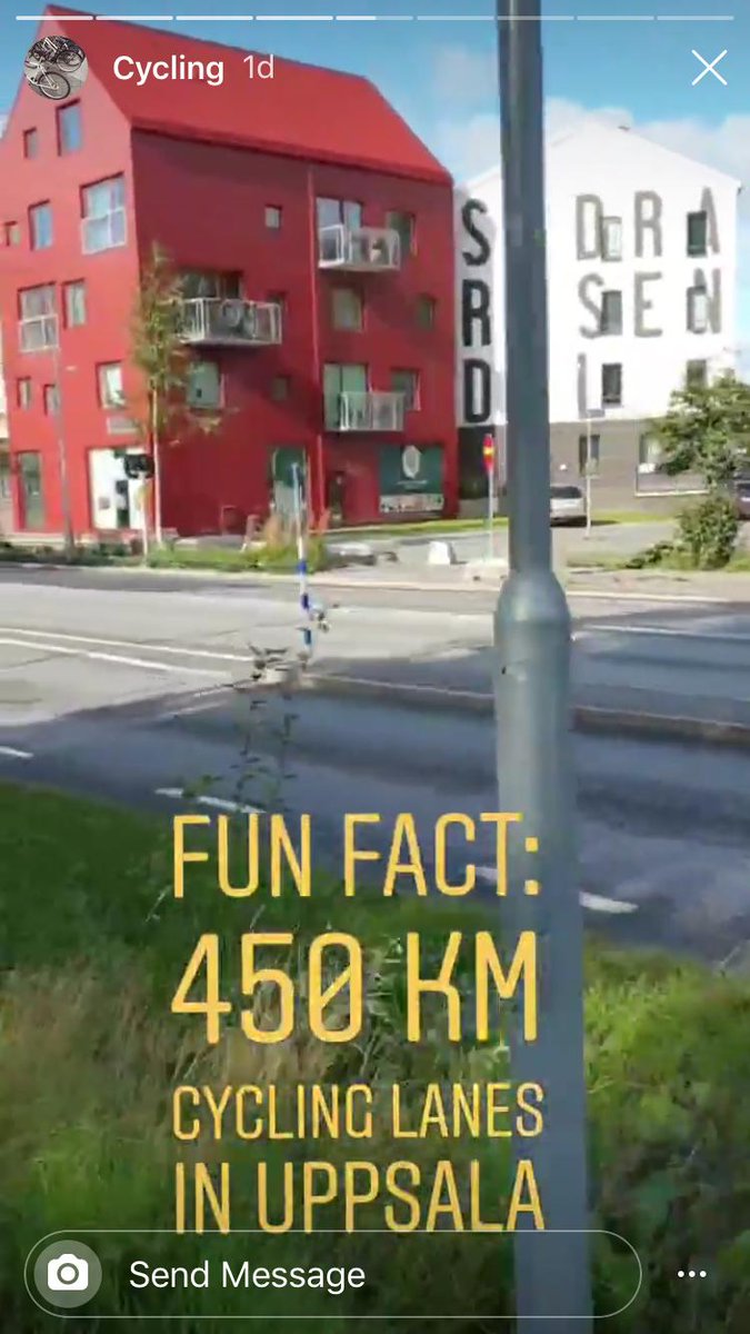 ec_slu's tweet image. How is it to #bike in Rosendal &amp;amp; @Uppsalakommun ?

#EnvComm MSc students answer the question #WhatIsEnvironmentalCommunication by testing Instragram stories as a tool for sparking #publicdebate on #cycling for #sustainable #cities  

Full instastory here
instagram.com/s/aGlnaGxpZ2h0…