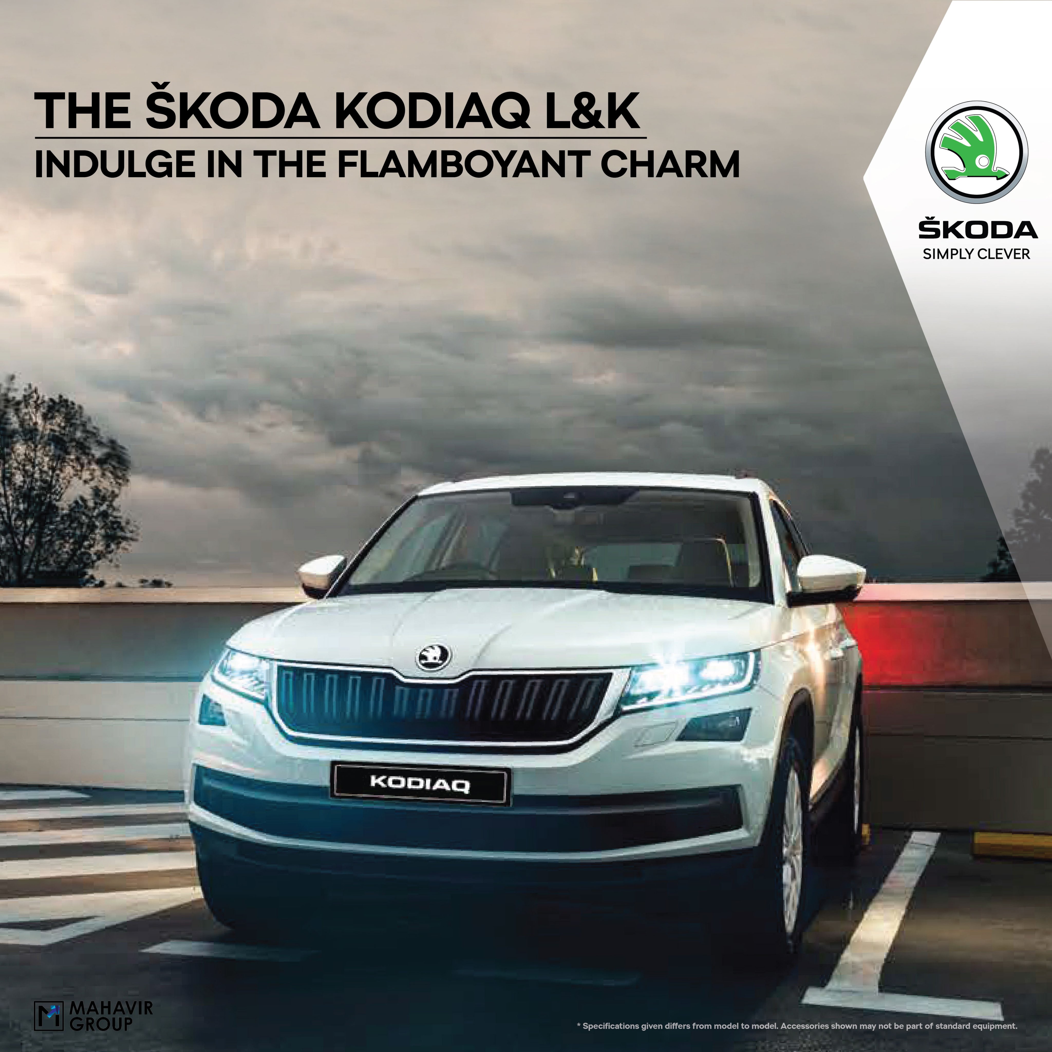 Mahavir Skoda on "Equipped with AFS, the LED headlamps of the Skoda Kodiaq offer high performance with high energy efficiency, thus keeping safety the outmost priority. https://t.co/HSOSfylXeE #SkodaKodiaq #MahavirSkoda