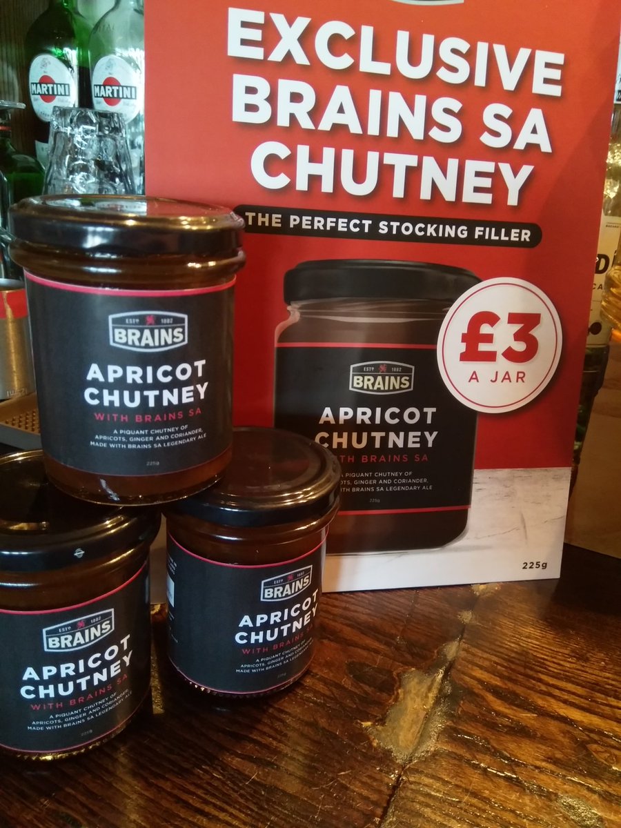 ☃️Have you started your Christmas shopping?☃️We now have the perfect stocking filler! Exclusive to Brains "Apricot Chutney" perfect for that cheeky cheese board 🤫
#pubwithaview #Thegeorgemumbles #Brainsbrewery #Mumbles #Chirstmasready