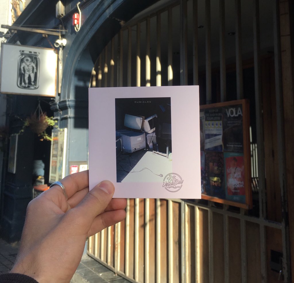 Yes it’s Friday the 13th but looks like you’re in with some luck as our latest EP ‘Rubiales’ is now available on all streaming platforms 🎉 Come pick up one of these beaut disks for a fiver at the show next Saturday x