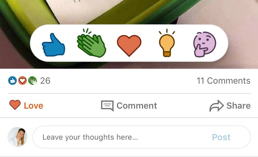 SChmelarova's tweet photo. O LinkedIn reakcích se mluvilo už koncem dubna. A já jsem se teď konečně dočkala. Co vy? Máte/nemáte? :) #linkedin #linkedinreactions #socialmedia https://t.co/8IROh59aMz