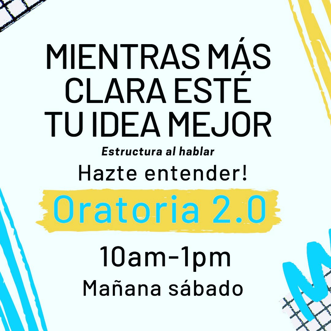 Enfoque_RD's tweet photo. Nos da mucho gusto informar que mañana recibiremos un nuevo grupo de profesionales que buscan pasar la página en su comunicación. Quieren conectar mejor y experimentar más seguridad y confianza al hablar.  Me informan que quedan disponibles 4 cupos. Inf. 809 537- 1142 https://t.co/30vfeaQmgz
