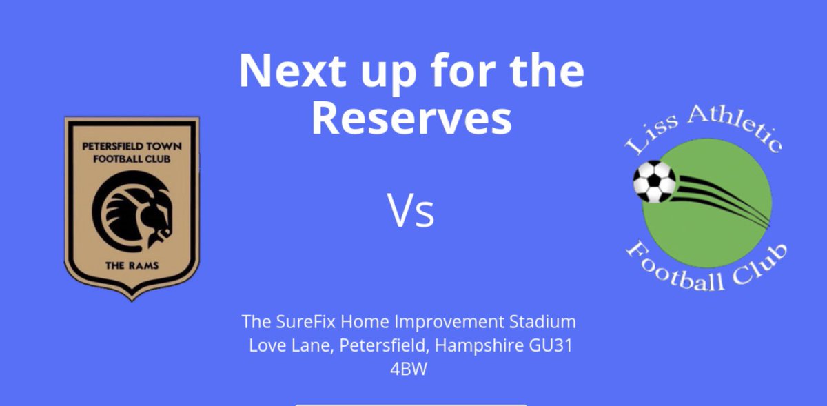 Liss Athletic Reserves tweet media