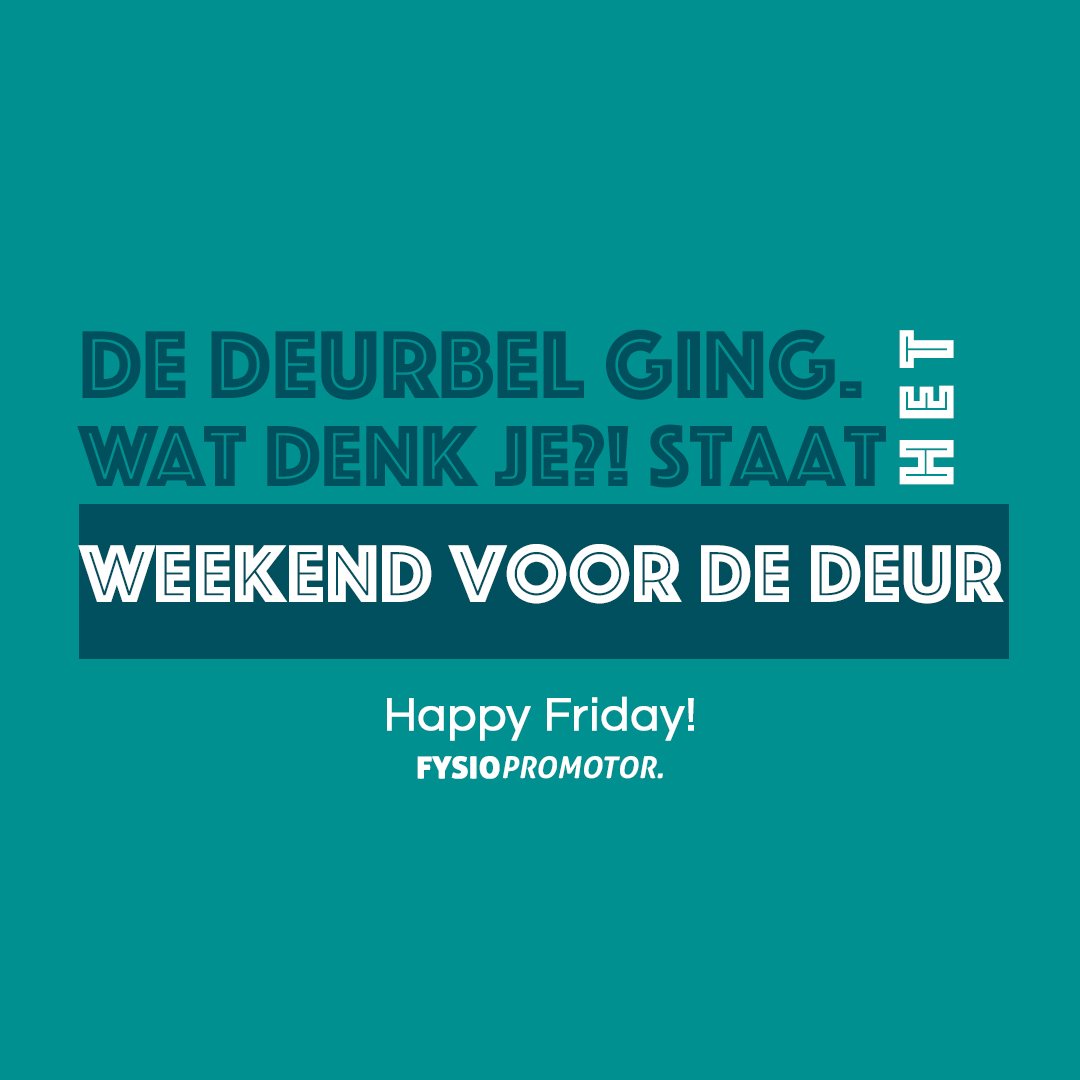 FysioPromotor's tweet photo. Fijn weekend! 😊🥂🥳
#happyfriday #tgif #FysioPromo #weekend #enjoy #instadaily https://t.co/IOZ2LnZr66