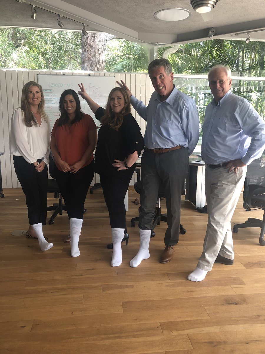 OmezaSkin's tweet photo. We are serious about bringing awareness to Peripheral Artery Disease....not so serious when taking photos after a long week #padawareness #docsinsocks #whitesockcampaign @thesalsalorg @dgarmstrong @dcfootdoctor @thesaveclinic @RestorixHealth https://t.co/tOYvoMEDV1