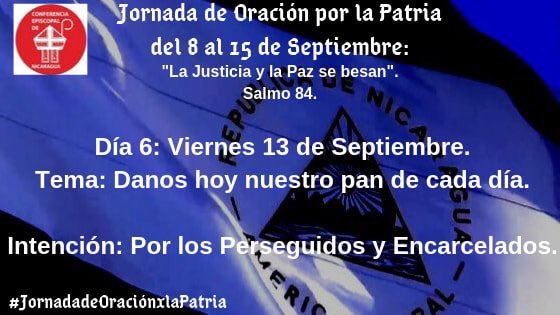 #JornadaDeOraciónxLaPatria 
Día 6