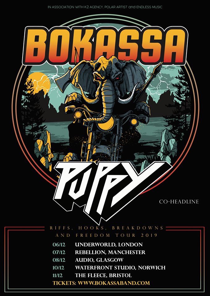 PeterCarroll10's tweet photo. The @puppyvybes album โThe Goatโ will be in my top ten this year for sure. Saw they were playing Glasgow supporting @Bokassaband. Never heard of those guys, so checked em out and theyโre great! Ticket bought! #SupportNewMusic #GoToTheGigs https://t.co/HXIUTEePf6