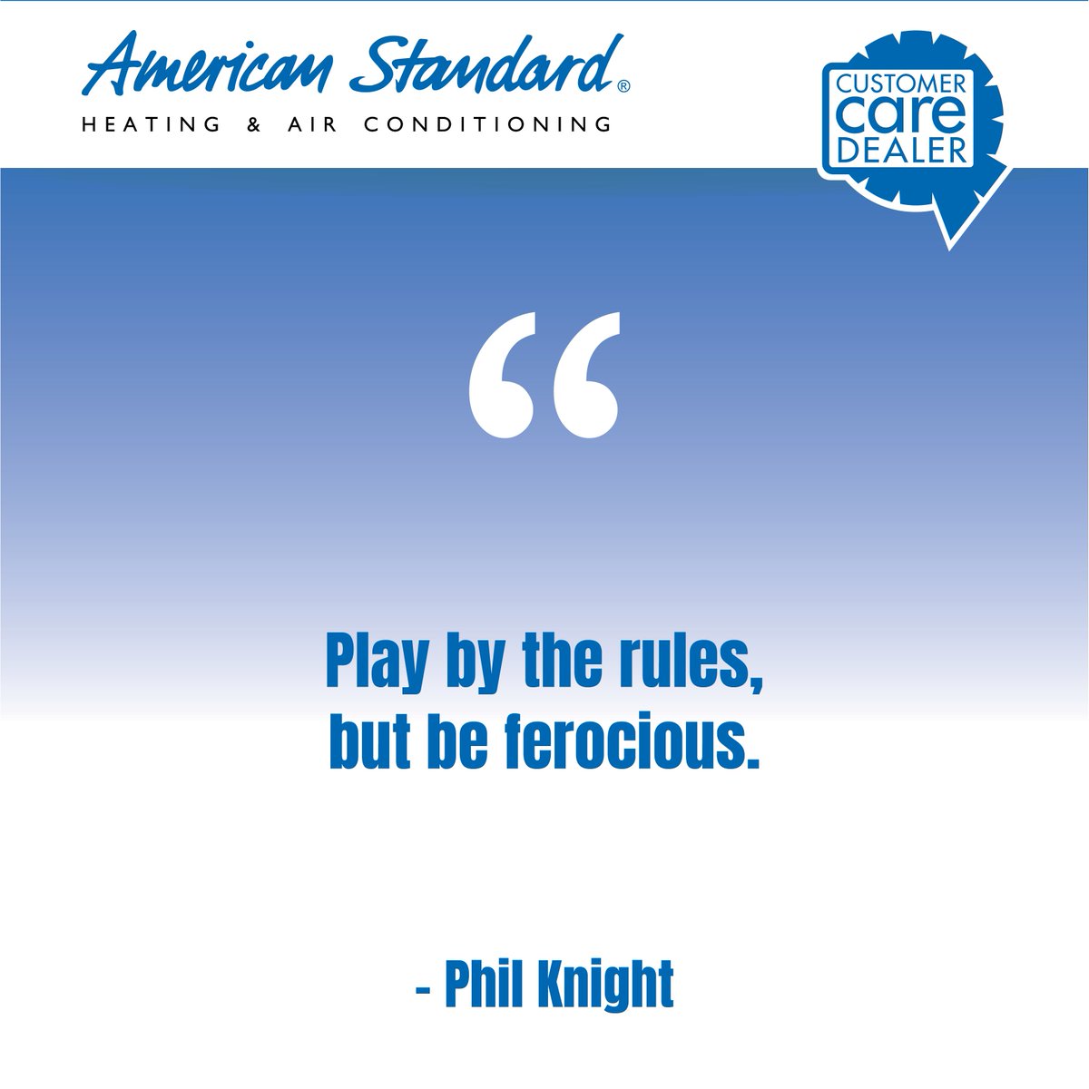 CCDealer's tweet photo. “Play by the rules, but be ferocious.” – Phil Knight https://t.co/78GozTOgL0