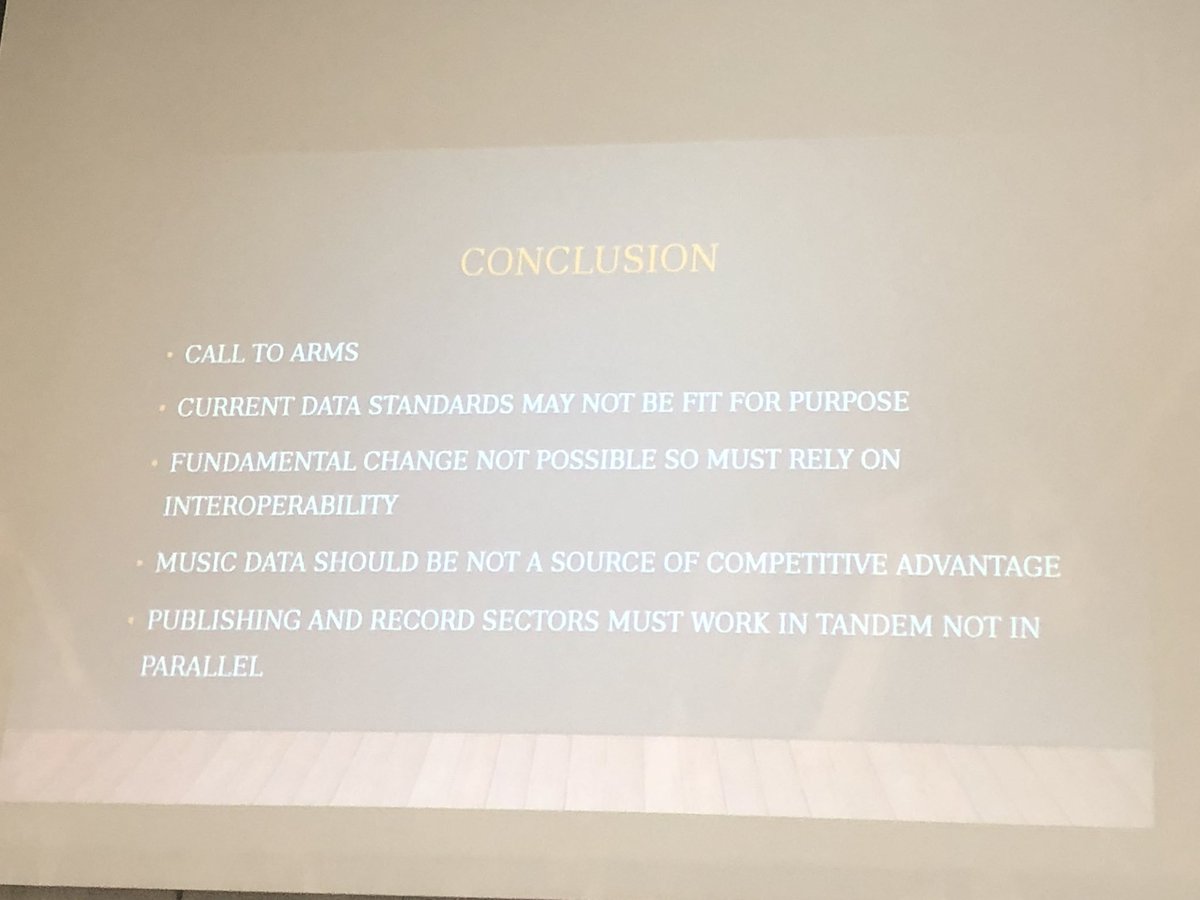 Miss_Toppin's tweet photo. Key recommendation to improve this critical problem facing the swift and accurate payment for artists is for intervention to provide a universal data standard. #VMBRD #musicbusiness https://t.co/DxOZcTg3tn