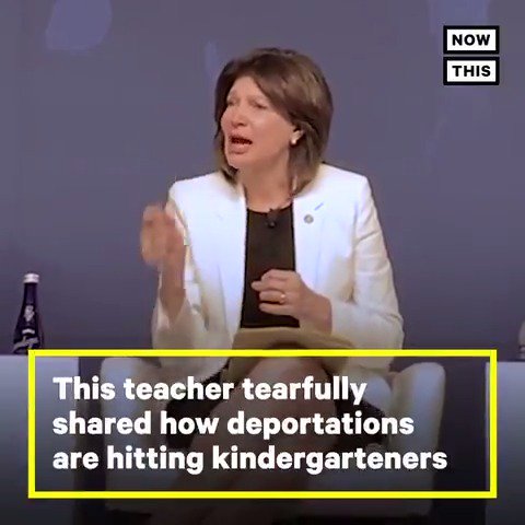 NowThis (@nowthisnews) on Twitter photo 17/09/2019 14:48:00 Listen to this teacher explain just how traumatizing deportations and family separations are for kindergarteners Listen to this teacher explain just how traumatizing deportations and family separations are for kindergarteners