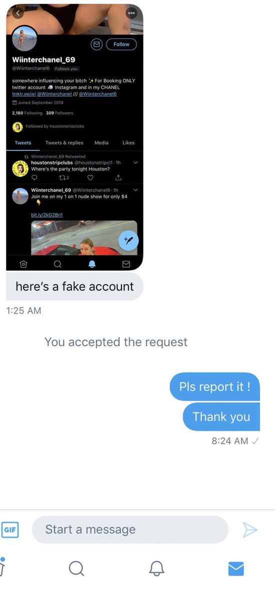 wiinterchanel's tweet photo. Please report this page ! This is NOT me guys 👎🏽 https://t.co/kL4s4MBdX5