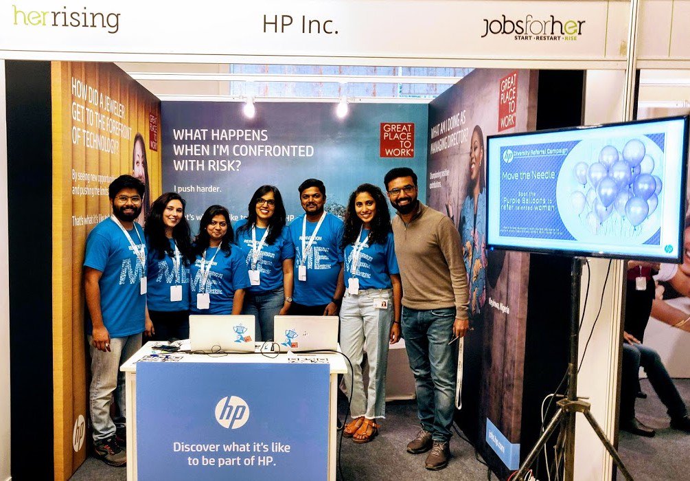 HPCareers's tweet photo. HP India ๐ฎ๐ณ organized "HerRising" a #Diversity event in collaboration with JobsForHer where candidates had an amazing experience and explored about our career opportunities and #LifeAtHP. ๐ ๐คฒ https://t.co/2xVSoSKvOc