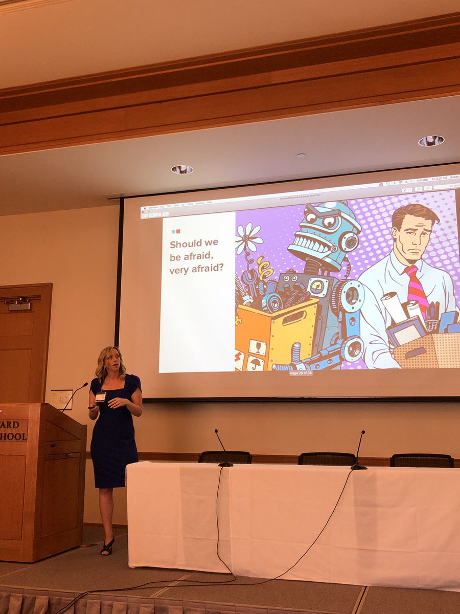 lawducate's tweet photo. @EDiscoveryCat says the robots aren’t coming to take all of our jobs. We just have to go where we are uncomfortable. #LegalTechSymposium https://t.co/IstF8T1St7