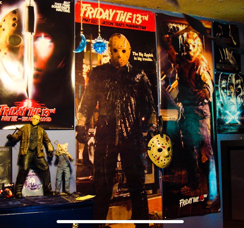 Happy Friday the 13th &amp; Full moon! Some of my Jason Collection! #FridayThe13th #Fullmoon #horror #jasonvoorhees #collection🌚💀💕🎃😈⭐️