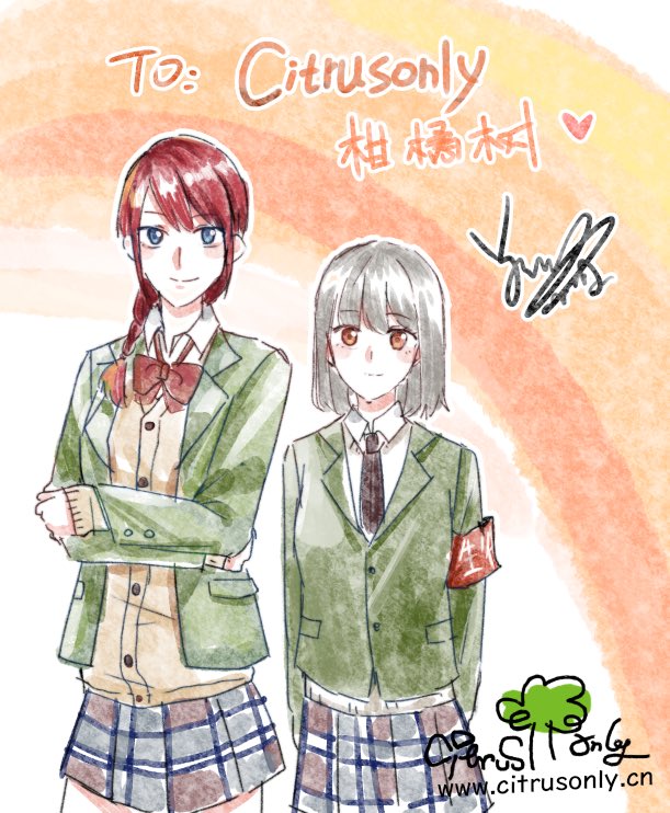 姬宫静马on Twitter 中国百合漫画lily应援citrus 希望lily越来越好 越来越多人喜欢