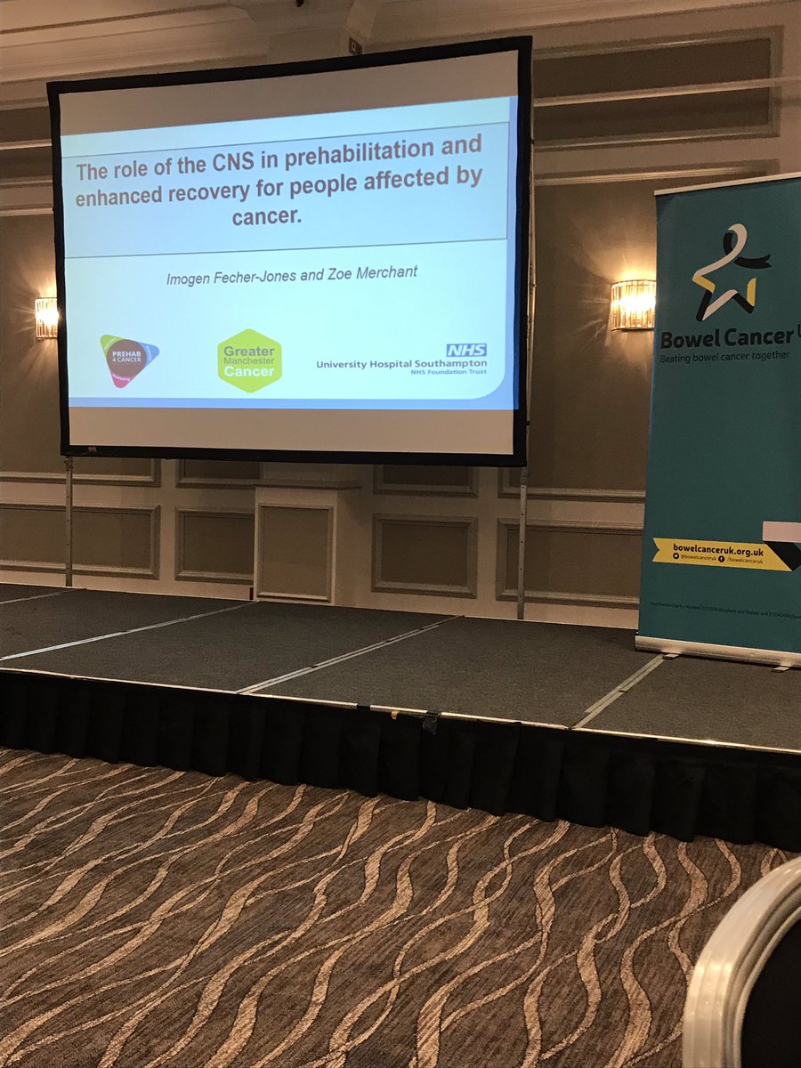 Great presentation by <a href="/ZoeMerchantOT/">Zoe Merchant OT</a> and <a href="/IFecherJones/">Imogen Fecher-Jones</a> on the importance of prehabilitation in cancer surgery and service implementation <a href="/nuhcolorectal/">NUHColorectalTeam</a> <a href="/NUHSurgery/">NUH Surgery and Associated Services</a> <a href="/bowelcanceruk/">Bowel Cancer UK</a>