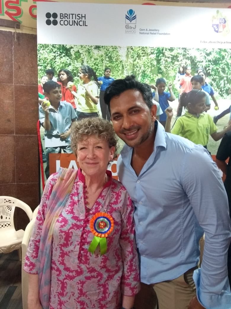What a fabulous way to launch #ChangingMovesChangingMinds today in #mybmc schools -challenging gender stereotypes thro cricket &amp; dance with great energy from children &amp; trainers, <a href="/terencehere/">TERENCE LEWIS</a> wowing with dancing, support of @AUThackery, @salilashutosh &amp; GJNRF. We are <a href="/inBritish/">British Council in India</a>