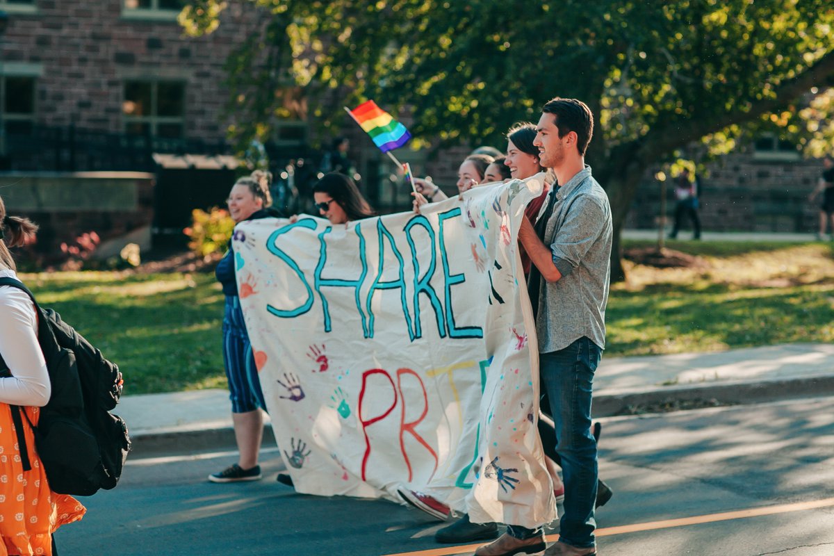 MountAllison's tweet photo. Happy Pride Week!🏳️‍🌈#loveislove https://t.co/Uu1Zn4LNlC