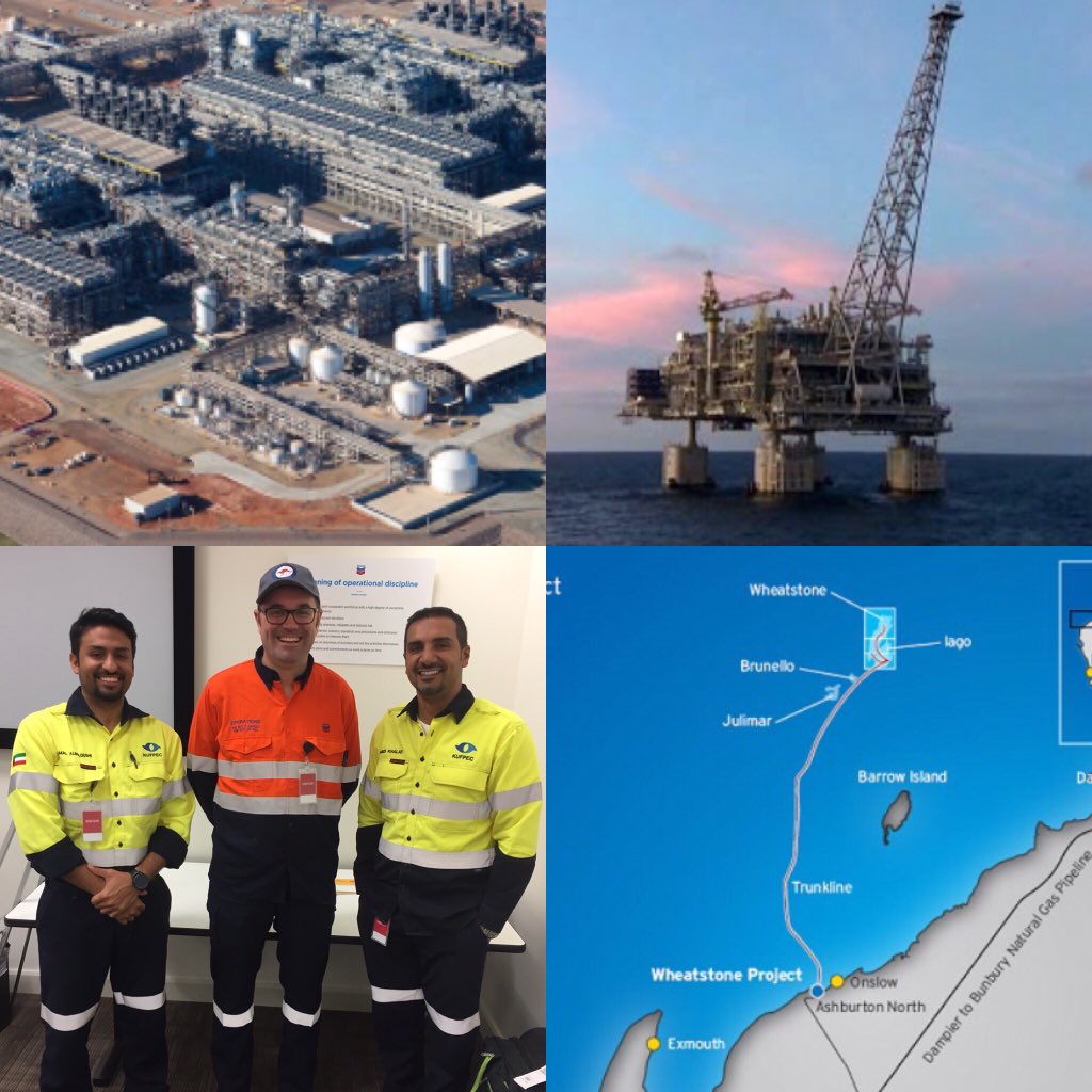 AusAmbKuwait's tweet image. Great visit to the Wheatstone Project, 🇦🇺’s first LNG hub. #KUFPEC from 🇰🇼 has invested USD8 billion in the project in a joint venture with @Chevron, @WoodsideEnergy and others. A good example of FDI promoting regional economic growth and #deliveringfor🇦🇺’s. #YourAmbassadors 🇦🇺🇰🇼