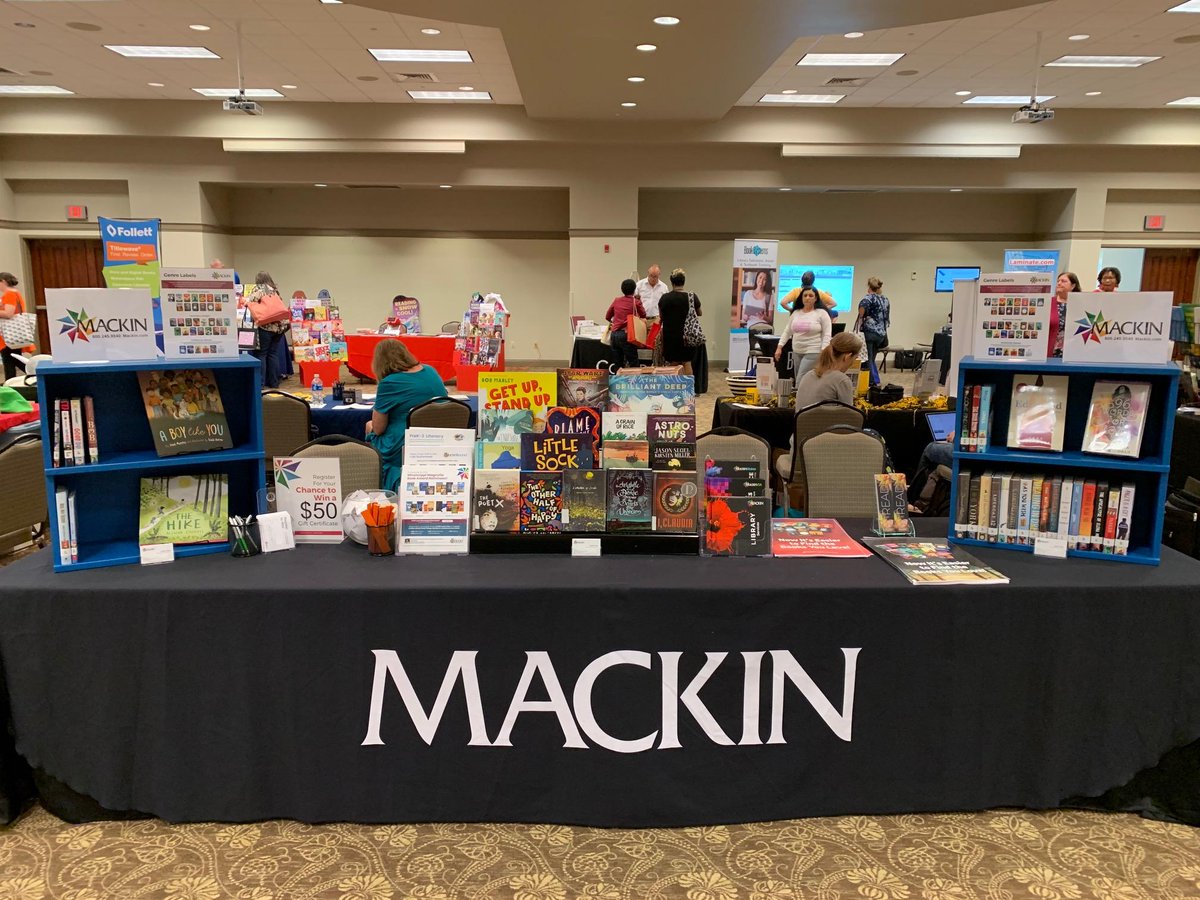MackinLibrary's tweet photo. Thank you to everyone who visited our table this week at #MSLAMP! We had so much fun meeting you all and seeing all of your new faces!
To find out which events Mackin will be at next, follow this link: https://t.co/NIdrJVWzt9 https://t.co/0YYp7i4tP1
