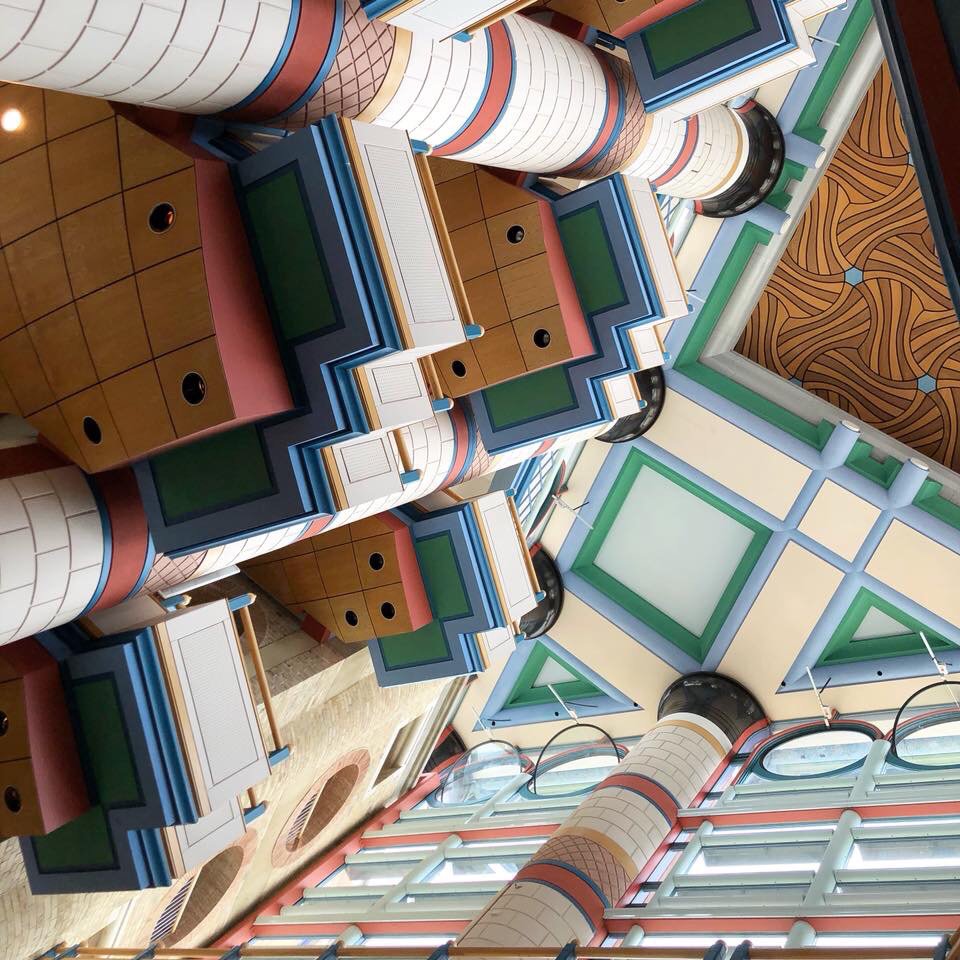 John Outram’s Judge Institute in Cambridge, 1991-5... Outram is a towering, highly singular and distinctive figure, with a vast intellectual and mythological framework underpinning all of his designs, as well as incredible material & technical daring...