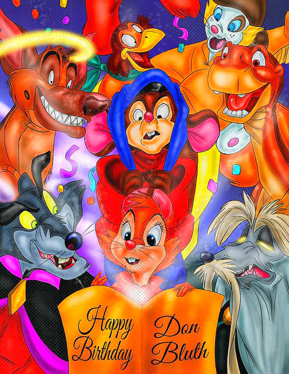 Just wanna wish a very happy 82nd birthday to Don Bluth! 