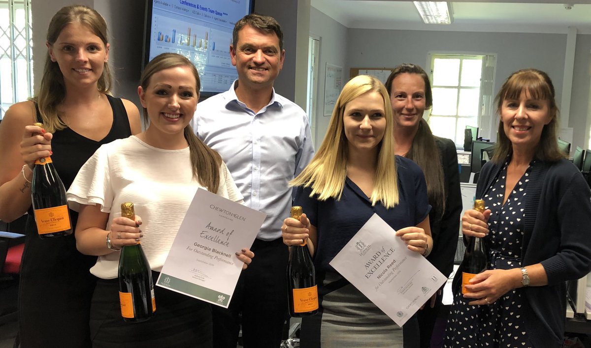 Another fantastic ILH team talk today held at <a href="/chewtonglen/">Chewton Glen</a> 
Well done to all our of our deserving team members achieving their Awards of Excellence! Presented by Andrew Stembridge. Thank you <a href="/GoStembo/">Andrew Stembridge</a>  🍾