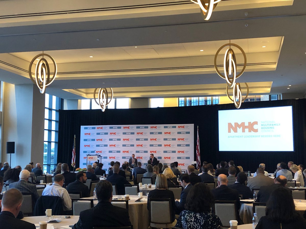 FHFA Director Calabria announces new multifamily lending caps for <a href="/FannieMae/">Fannie Mae</a> and <a href="/FreddieMac/">Freddie Mac</a> at #NMHCFall <a href="/ApartmentWire/">NMHC</a> ow.ly/DkdH50w8dQM