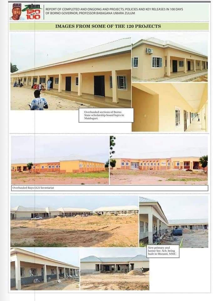 ellawanm's tweet photo. Pictures and locations
Series on 120 projects in 100 days of Borno Governor, Prof. Babagana Umara Zulum.
#GovZulum is an achievement
#BornoShallRiseAgainInshaAllah https://t.co/pRd6pMOY8I