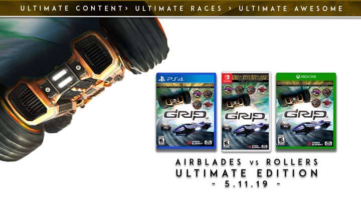 GRIP: Combat Racing AirBlades vs Rollers Ultimate Edition hits retail November 5th. punkandlizard.com/the-ultimate-r… #GRIPCombatRacing