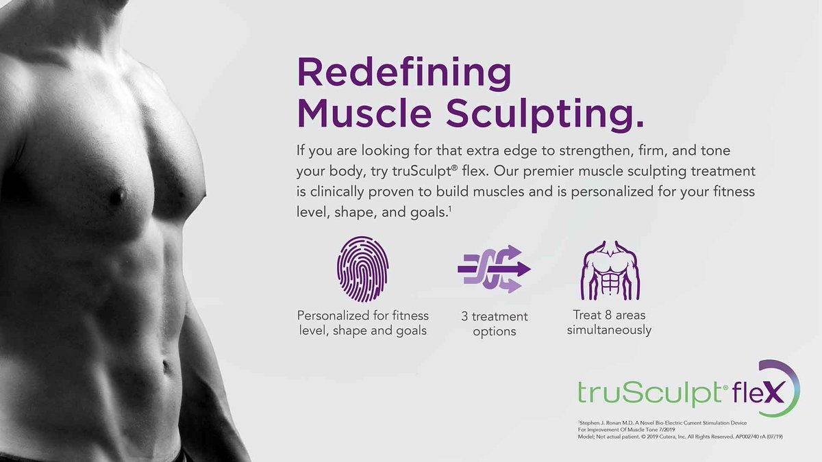 AgeLessInUS's tweet image. Thinking about muscle-sculpting? Get the biggest bang for your buck with truSculpt®flex and treat up to eight areas simultaneously! Call us to schedule your consultation 📞 412-683-3358 or find out more at 🔗 bit.ly/2LqRWam #trusculpt #bodycontouring #bodysculpting